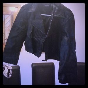 Bebe leather jacket